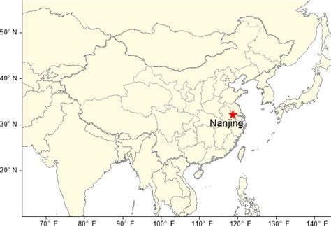 A Map Of Sampling Site Located In Nanjing China Download Scientific