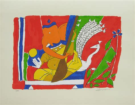 New Signed Limited Edition Serigraphs By M F Husain Flickr