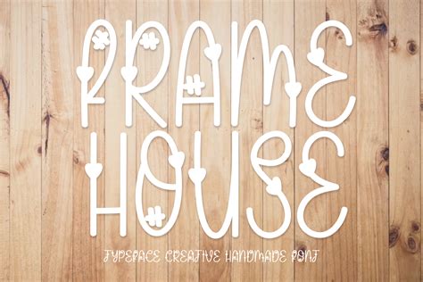 Frame House Font By William Jhordy · Creative Fabrica