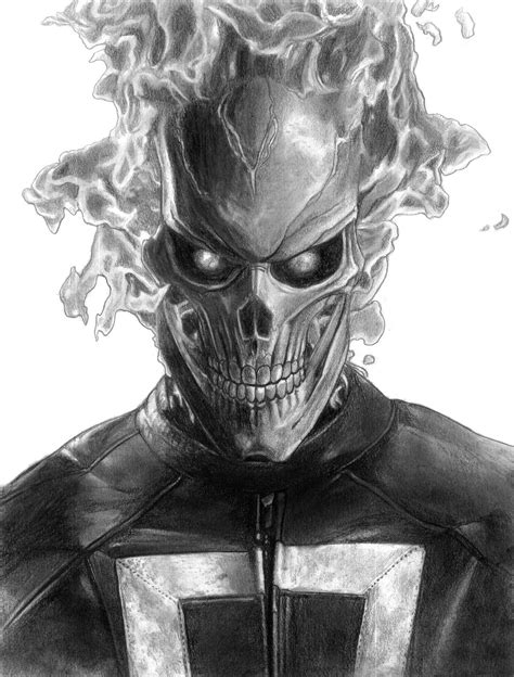 Cool Drawings Of Ghost Rider Ardellalabelle