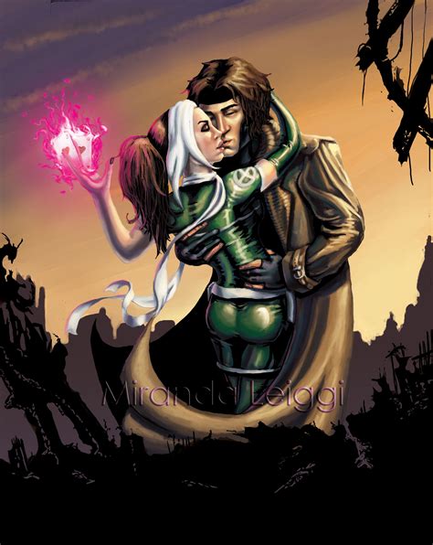 Kiss Of Power Gambit Marvel Marvel Rogue Rogue Gambit