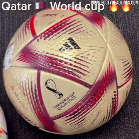 Gold Adidas 2022 World Cup Final Ball Leaked Footy Headlines