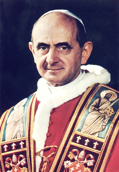Pope Paul Vi Portrait Todays Catholic