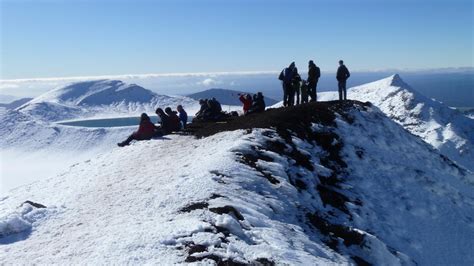 Tongariro Alpine Crossing Guided Tours Winter Visit Ruapehu