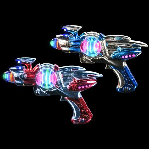 Super Spinning Laser Space Gun With Led Lights And Sound