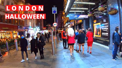 Halloween In London Nightlife On A Saturday Night London Walk 2021