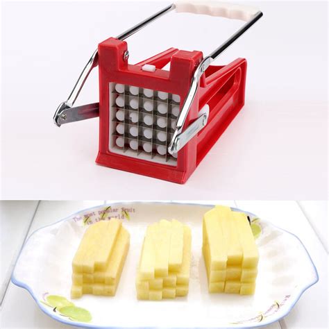 French Fries Cutters Stainless Steel Potato Chips Strip Cutting Machine