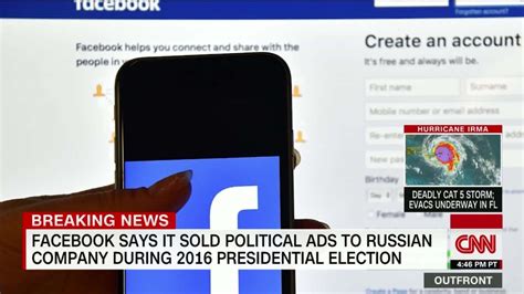 Facebook Says It Sold Ads To Russian Troll Farm During 2016 Campaign