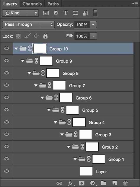 Multiple Layer Masks For One Layer By Nesting Layer Groups Photoshop Training Channel