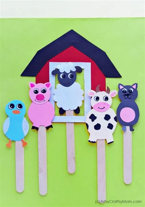 Put On Your Very Own Puppet Show With These Adorable Printable Farm