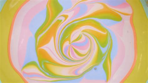 Pastel Rainbow Swirls Water Marble Design Youtube