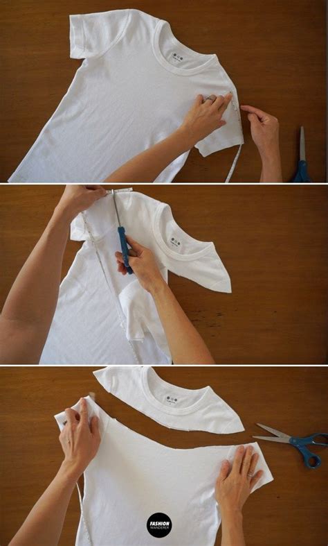 Diy Shirt Cutting Ideas No Sew 40 Simple No Sew Diy Clothing Hacks