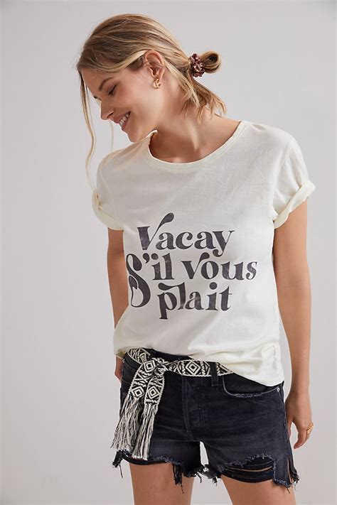 vacay graphic tee anthropologie