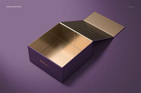 Download Magnetic Gift Box Mockup Set 02 on Behance in 2020 | Box ...