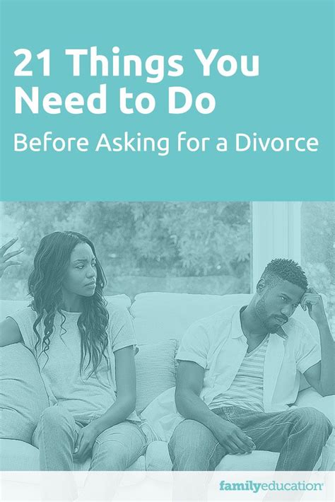 21 Things To Do Before Asking For A Divorce Divorce Told You So How