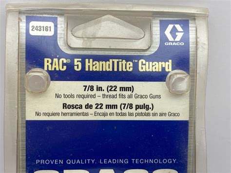 Graco 243161 Rac 5 Hand Tite Guard Orange Tip For Sale Online Ebay