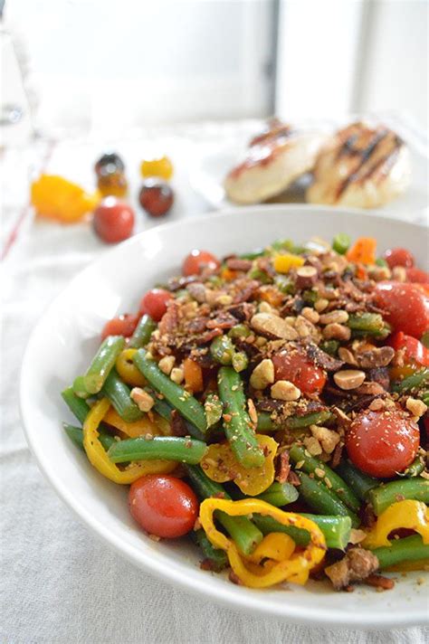1.heat nonstick pan over med heat. Warm Green Beans with Bacon Vinaigrette, from https ...