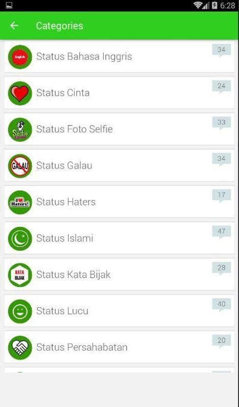 Dengan begitu, maka status whatsapp teman akan tersimpan di galeri smartphone. Status WA Lucu, Keren dan Lengkap for Android - APK Download