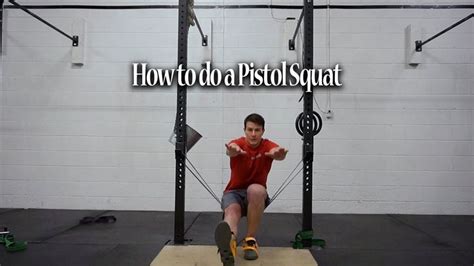 How To Do A Pistol Squat For Beginners Crossfit Fitness Wod
