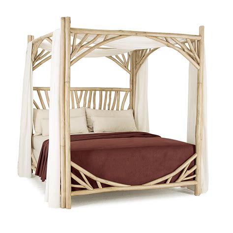 The bed is suitable for pets up to. Rustic Canopy Bed | La Lune Collection