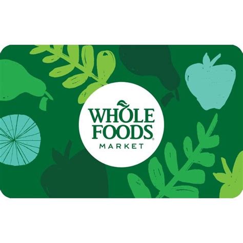 Gift card terms and conditions are subject to change by whole foods market, please check whole foods market website for more details. Whole Foods giftcard | Whole foods gift card, Food gift cards, Whole food recipes