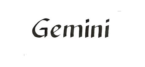 Gemini Roman Sans Serif Mixed Media By Christa Chandler