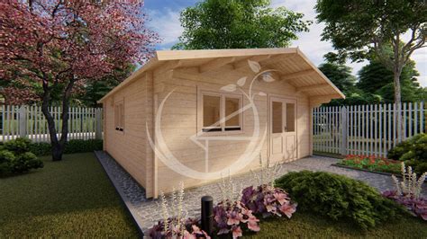Linus Log Cabin 6m X 6m Log Cabin Ireland