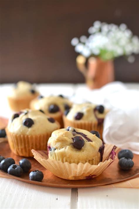 Muffins à la myrtille Sans oeuf ni lait