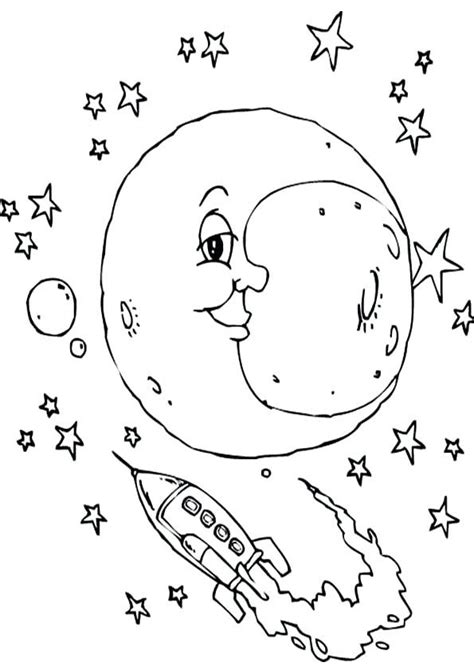 Full Moon Coloring Pages