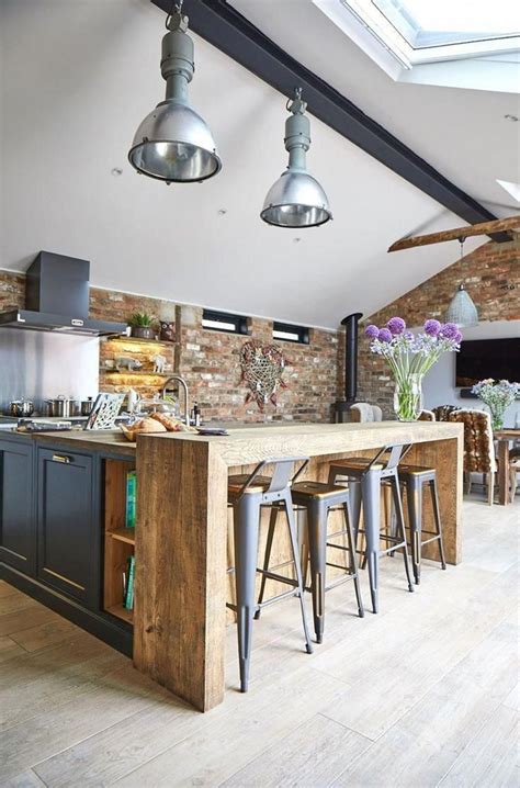 Incredible County Rustic Kitchen Ideas You Have Must See Industrial Kitchen Design Rustic