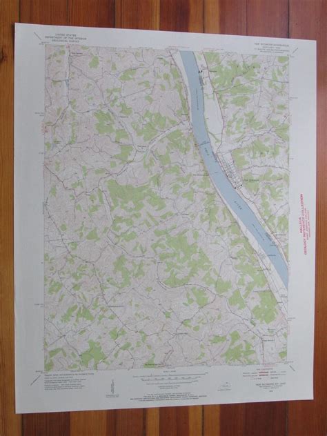 New Richmond Ohio 1955 Original Vintage Usgs Topo Map 1955 Map