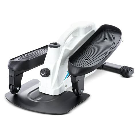 Compact Elliptical Fitness Machine Stand Up Sit Down Portable Mini