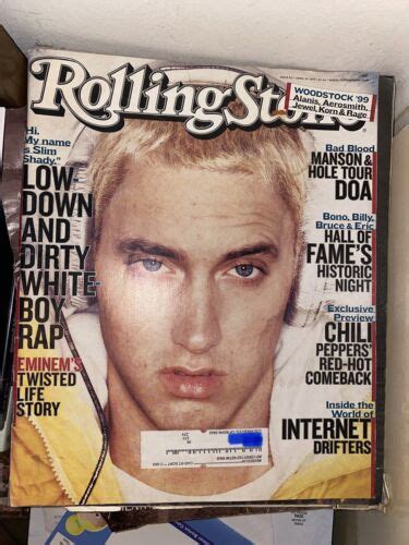 Rolling Stone Magazine Issue 811 April 29 1999 Eminem Ebay