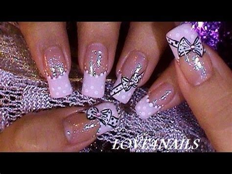 Maybe you would like to learn more about one of these? Como Decorar Sus Uñas Con Moños ~ Tutorial - YouTube