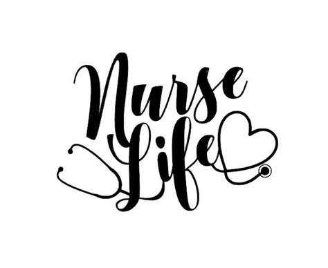 Nurse Life Vinyl Decal Christmas T Ts For Her Etsy Nurses Week