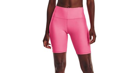 Under Armour Heatgear Armour Bike Shorts In Pink Lyst