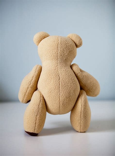 Bare Behind Teddy Bear Handmade Plush Teddy