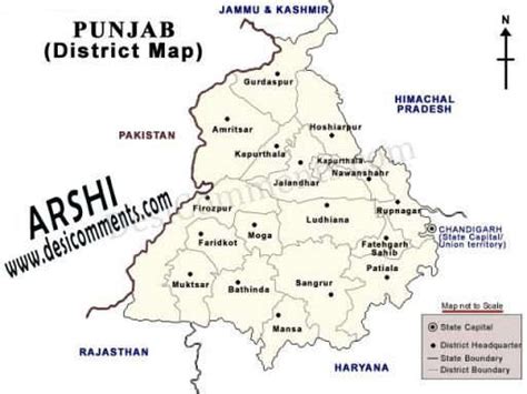Map Of Punjab