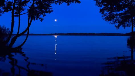 Night Reflection Lake Wallpaper 532 1920x1080 1080p Wallpaper Hd