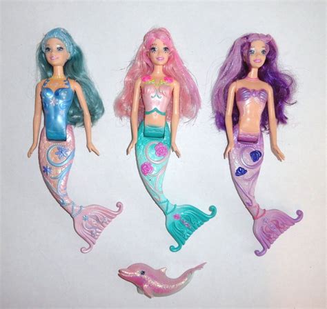 Barbie Mermaidia Doll Color Change Jump In The Firee
