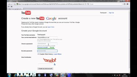 How To Create A Youtube Account 2011 Youtube