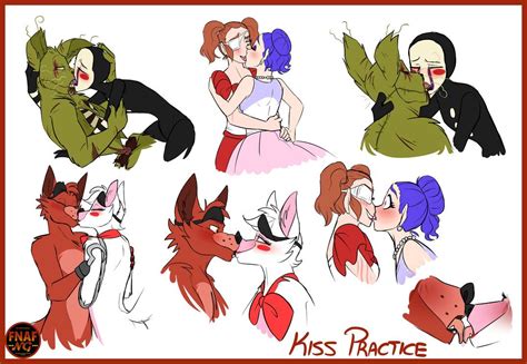 Fnafngkiss Practice By Namygaga Dont Ship Any Of These