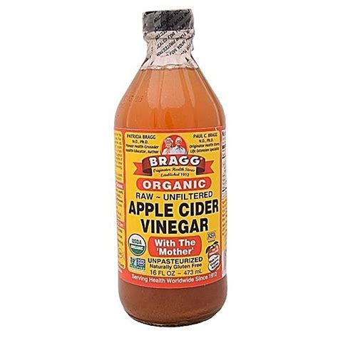 Bragg Organic Rawunfiltered Apple Cider Vinegar With The Mother