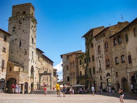 Toscanassa: San Gimignano - Ja sitten matkaan…