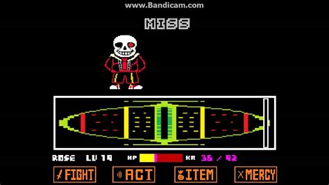 Undertale Underfell Sans Battle Mod Youtube