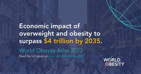 Economic Impact Of Overweight And Obesity To Surpass 4 Trillion By