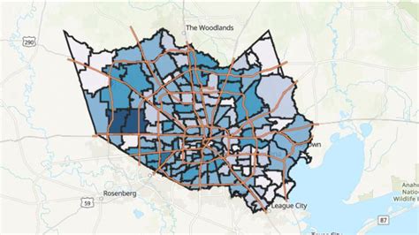 Harris County Zip Code Map Map With States