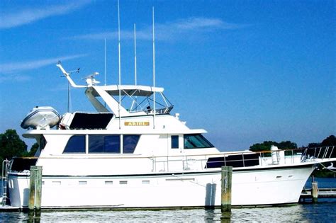 1985 Hatteras 53 Ed Stabilized 53 Boats For Sale Bayport Yacht Sales