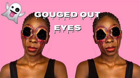 gouged out eyes sfx makeup 👻 youtube
