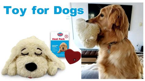 Snuggle Puppy Heartbeat Stuffed Toy For Dogs Pet Anxiety Relief And